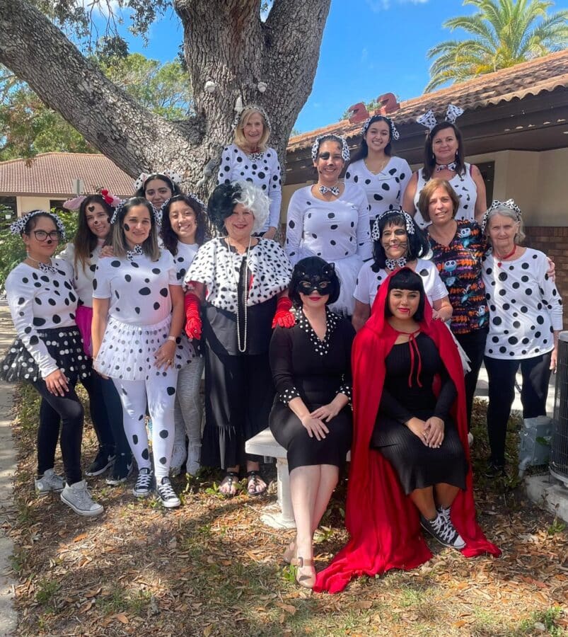 Sarasota Children's Clinic Staff Group Photo Dressed For Halloween